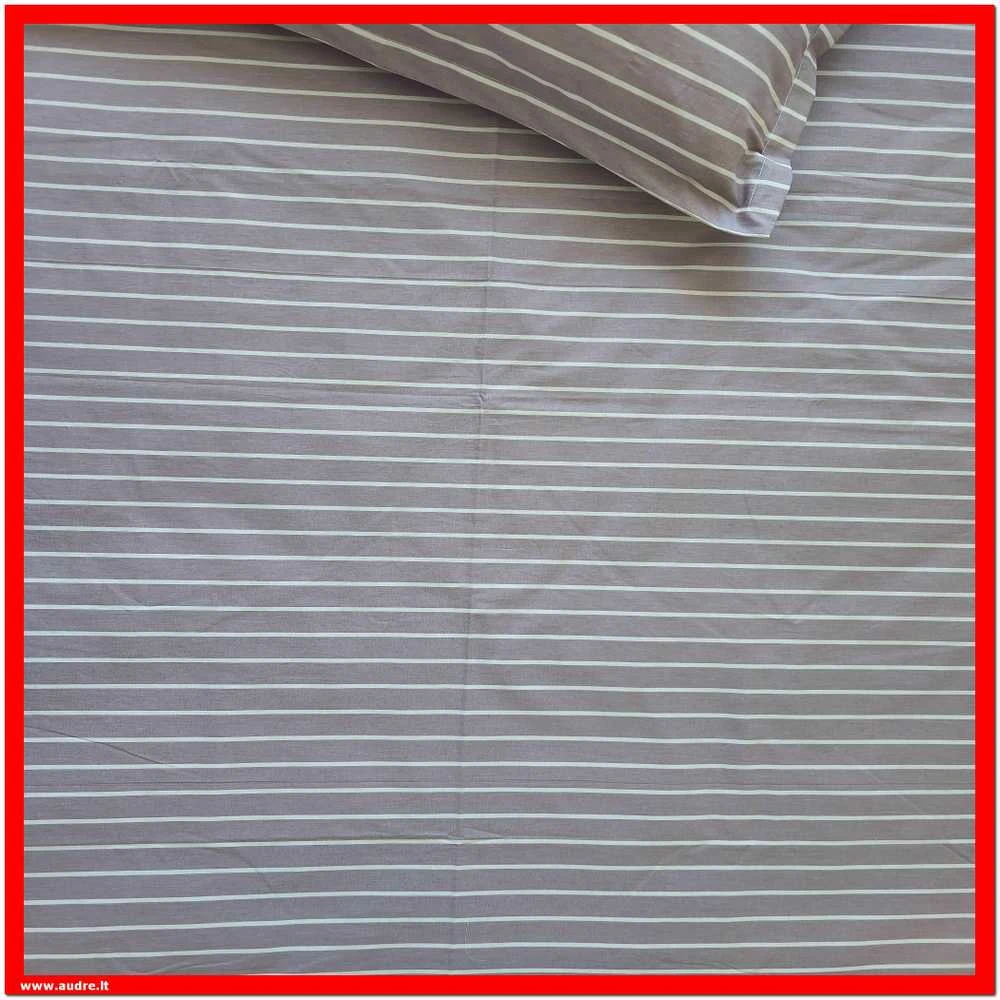 100 proc. medvilnės patalynės komplektas - Antklodės užvalkalas 160x200 cm. + pagalvės užvalkalas 50x70 cm. (1 vnt.)