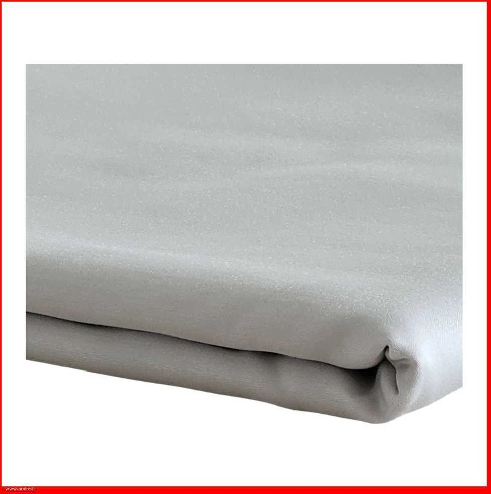 3-4 dalių Satino patalynės komplektas - Šviesi pilka - 140x200cm.+50x70cm.+160x240cm. 3 dalių patalynės komplektas