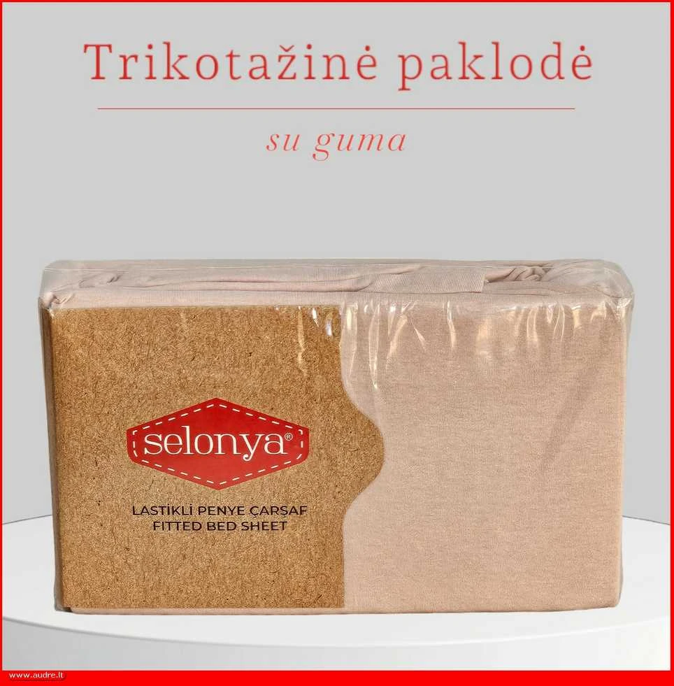 Trikotažinė elastinga medvilnės paklodė su guma 100/140/160/180/200x200+30cm. rausva - Rožinė - 160x200+30cm.