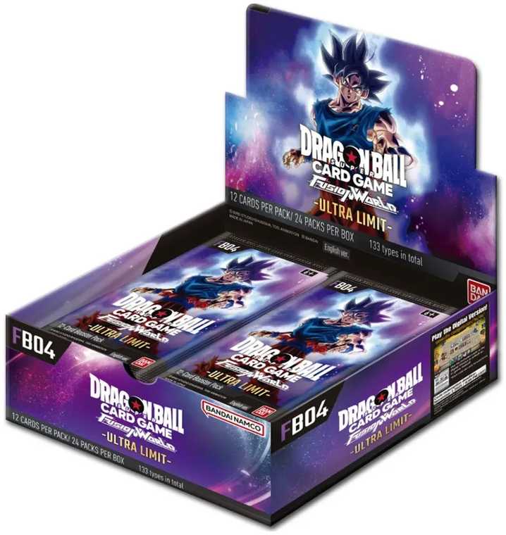Žaislai, Žaidimai ir Kolekcionuojami daiktai - Bandai Dragon Ball Super Fusion World Booster Box 24 Pakuotės 143 Kortelės