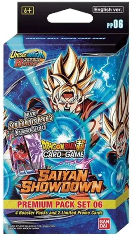 Bandai Tcg Dragon Ball Super Card Game - Super Saiyan Showdown Premium Pack Set 6 PP06