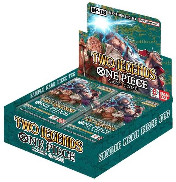 Bandai Tcg One Piece Card Game - Two Legends OP08 Booster Ekranas (24 Packs)