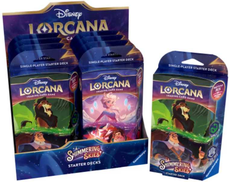 Ravensburger Stalo žaidimas Disney Lorcana pradinis kaladėlių rinkinys 8 vnt