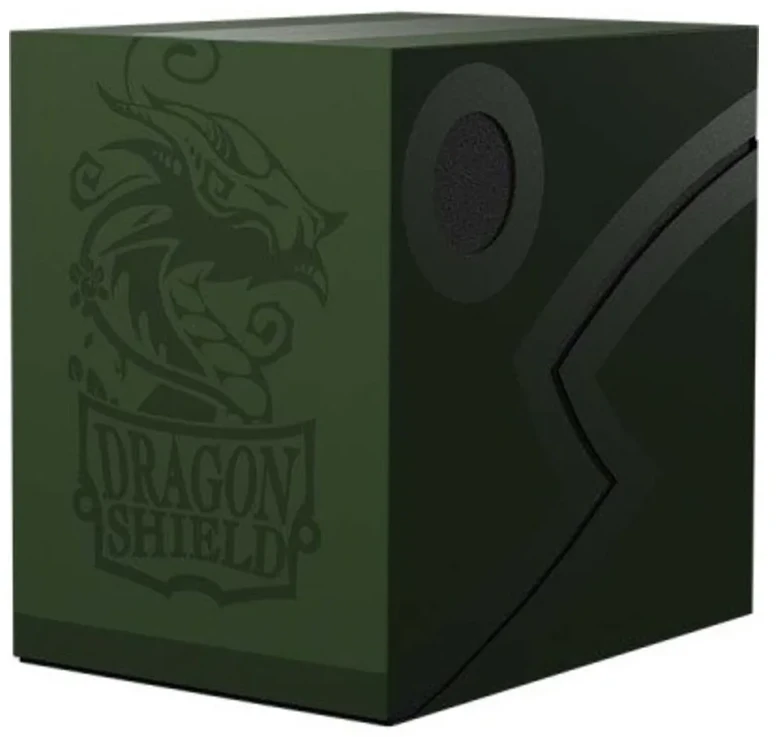 Dragon Shield Double Shell Deck Box - Forest Žalias/Juodas