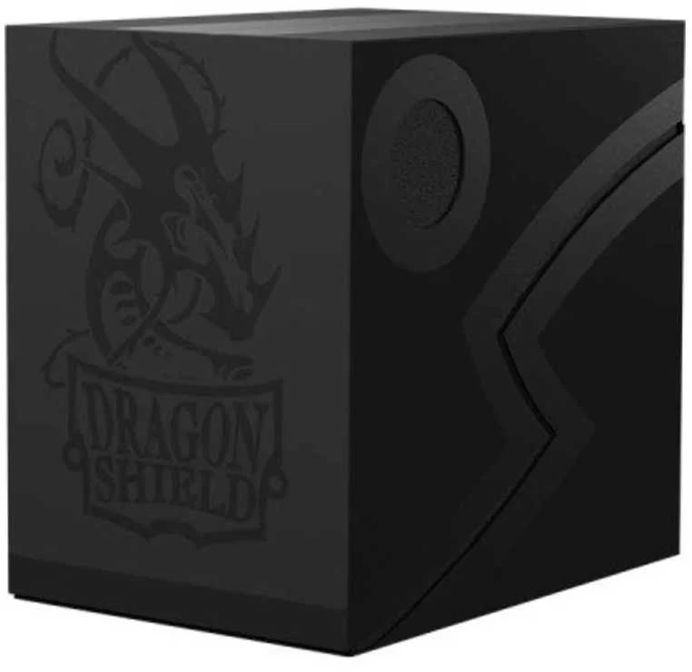 Dragon Shield Double Shell Deck Box - Shadow Juodas/Juodas