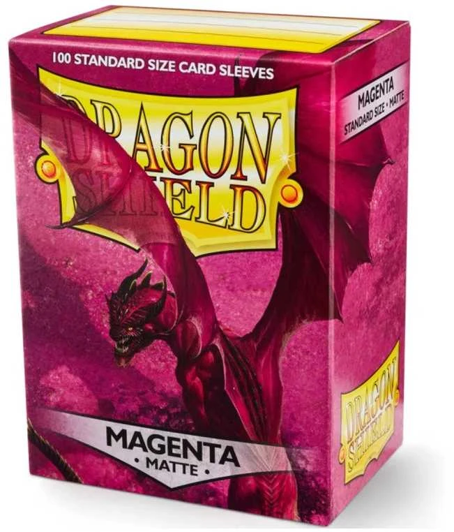 Dragon Shield Standard Sleeves - Matte Magenta (100 Vnt)