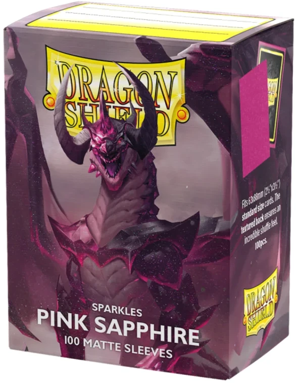 Dragon Shield Sleeves - Matte Standard size - Rožinė Sapphire (100 Sleeves)