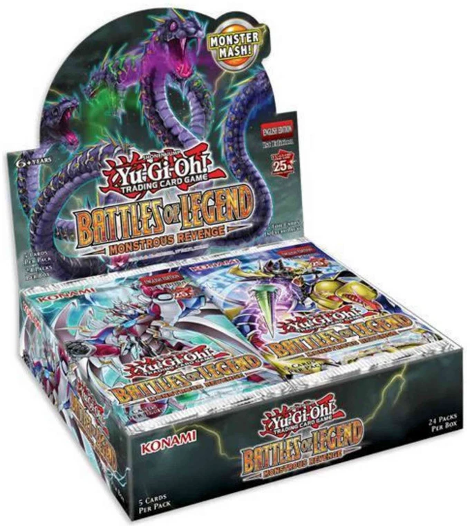Konami Tcg Yu-Gi-Oh! TCG - Battles of Legend: Monstrous Revenge Booster Ekranas (24 Packs)