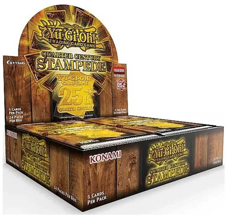 Konami Tcg Yu-Gi-Oh! TCG - Quarter Century Stampede Booster Ekranas (24 Packs)