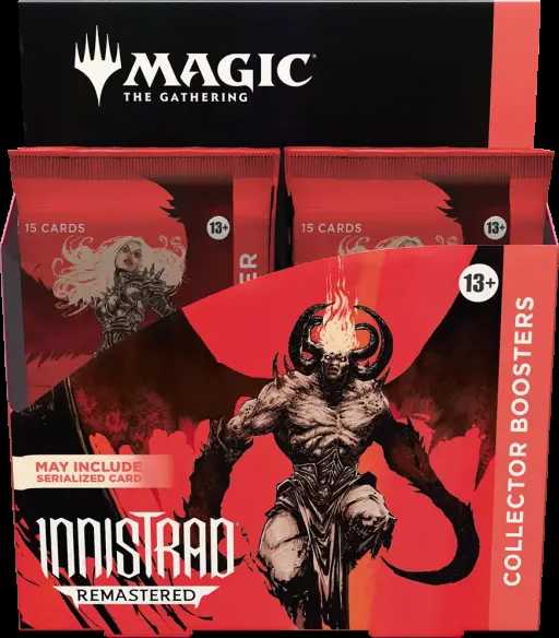 Wizards of the Coast Magic: The Gathering - Innistrad Remastered Collector's Booster Ekranas (12 Packs)