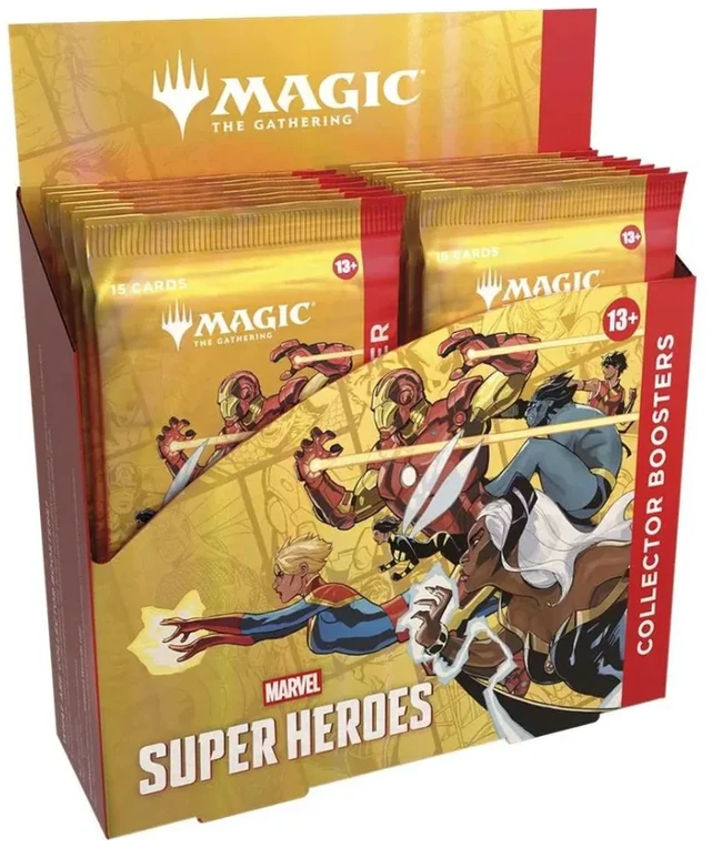 Wizards of the Coast Magic: The Gathering - Marvel Super Heroes Collector's Booster Ekranas (12 Packs)