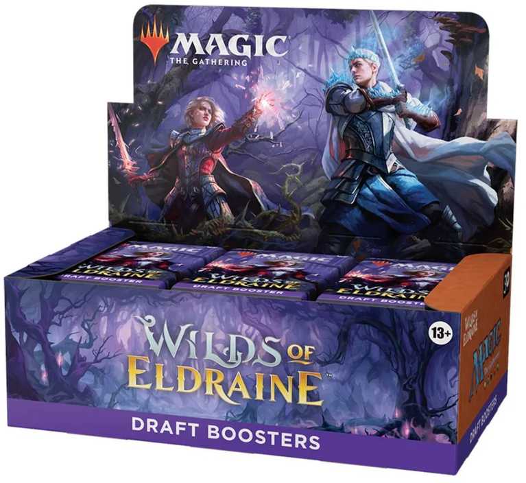 Wizards of the Coast Magic: The Gathering - Wilds of Eldraine Draft Booster Ekranas (36 Packs)