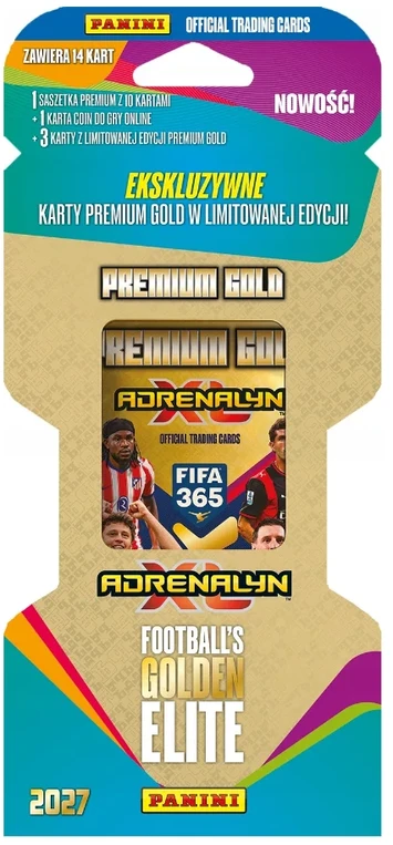 Panini Kolekcja Panini Kolekcija Kortos fifa 2027 blister auksinis