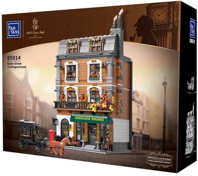 Pantasy Sherlock Holmes Baker Street 221B 3047 vienetai statybiniai blokai