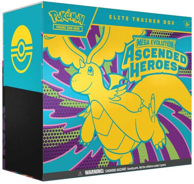 English Pokemon Elite Trainer Card game case