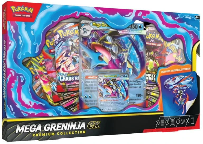 The Pokemon Pokemon TCG - Mega Evoliution - Mega Greninja ex Premium Collection