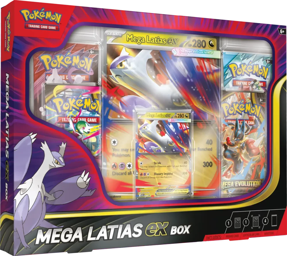 „Pokemon Pokemon TCG“ – „Mega Latias“ iš dėžutės