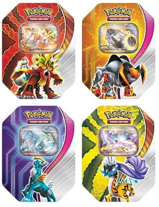 Pokemon Pokemon TCG – Paradox Destines Fall EX Tins – Raging Bolt ex