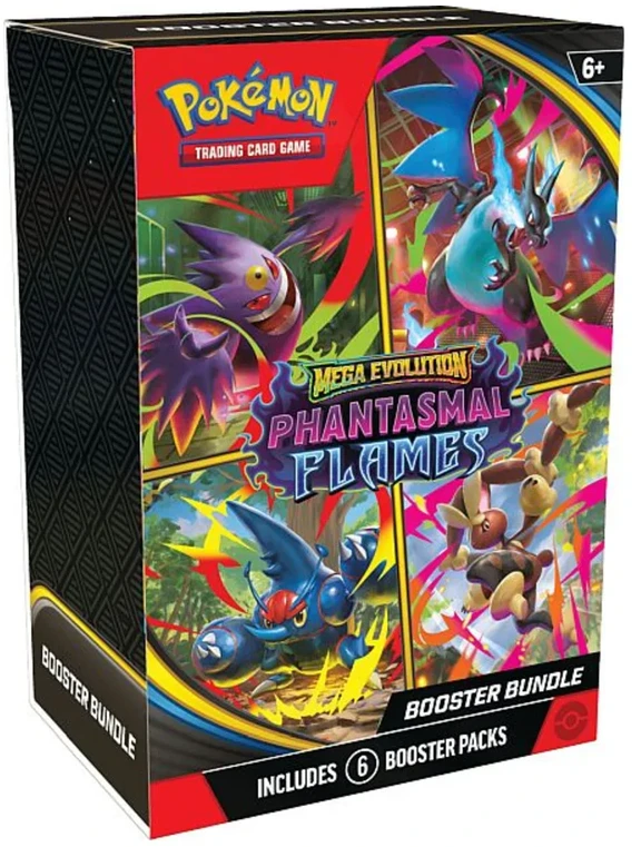 Angliškas „Pokemon Phantasmal Flames“ stiprintuvo rinkinys kolekcinių kortų žaidimas