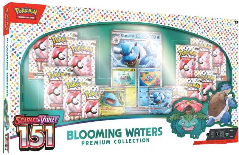 Pokemon TCG: Scarlet & Violet- 151 Blooming Waters Premium Collection