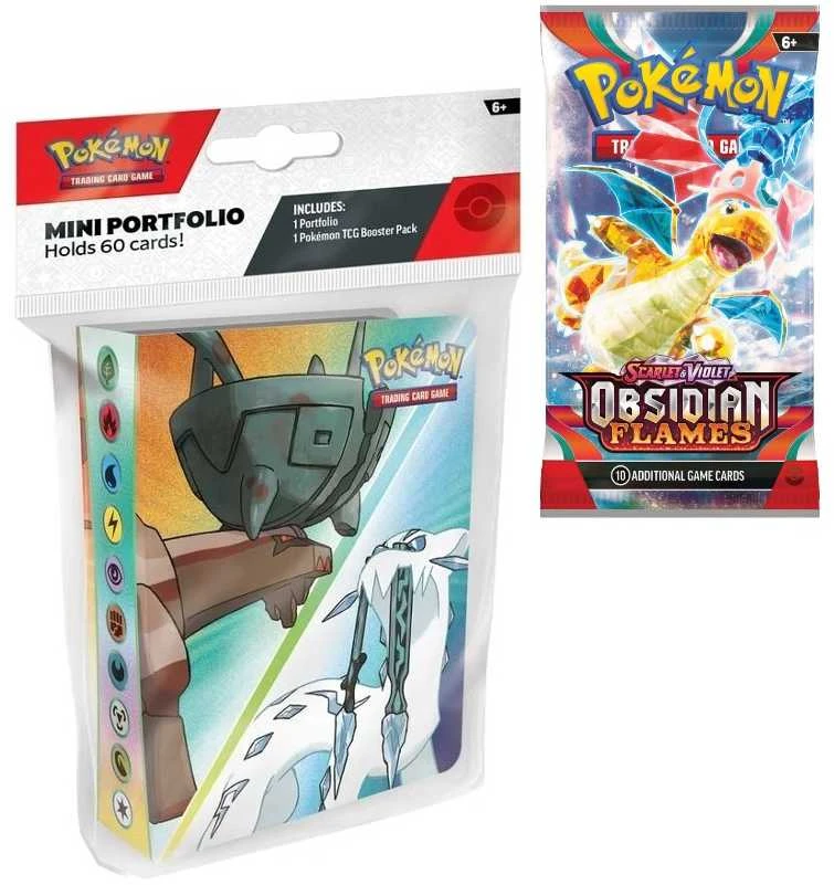 „Pokemon“ TCG – „Treasures of Ruin Obsidian Flames“ – mini portfolio