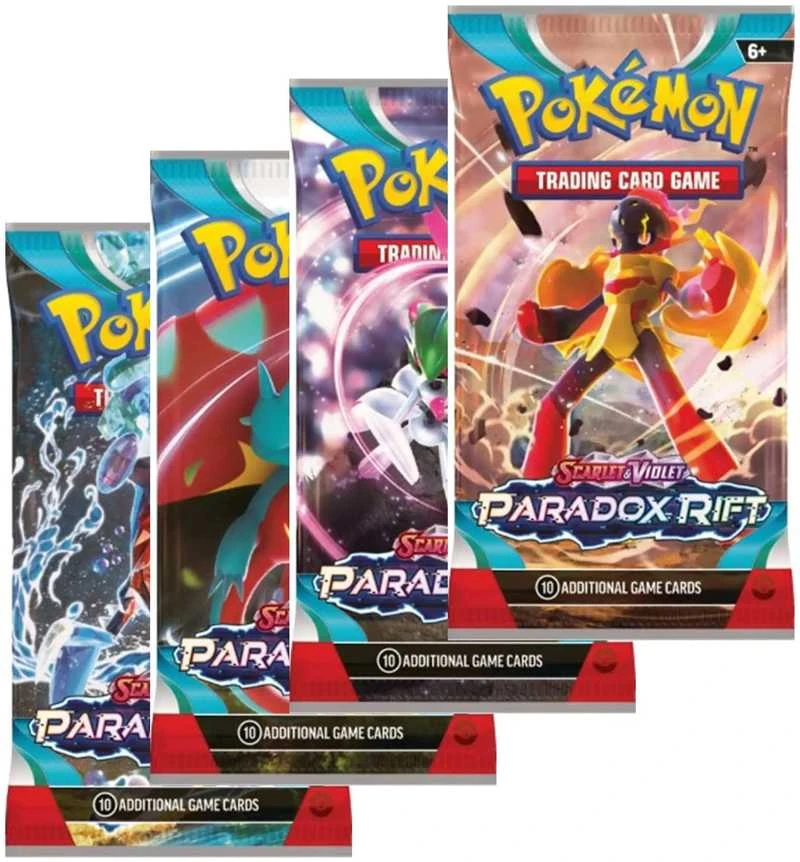 Kortelių rinkinys "Pokemon TCG Scarlet & Violet Paradox Rift Boosterpack", 1x10 kortelių