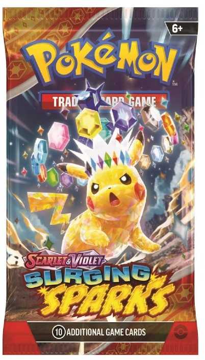 The Pokemon Pokemon TCG - Scarlet & Violet 8 Surging Sparks Booster