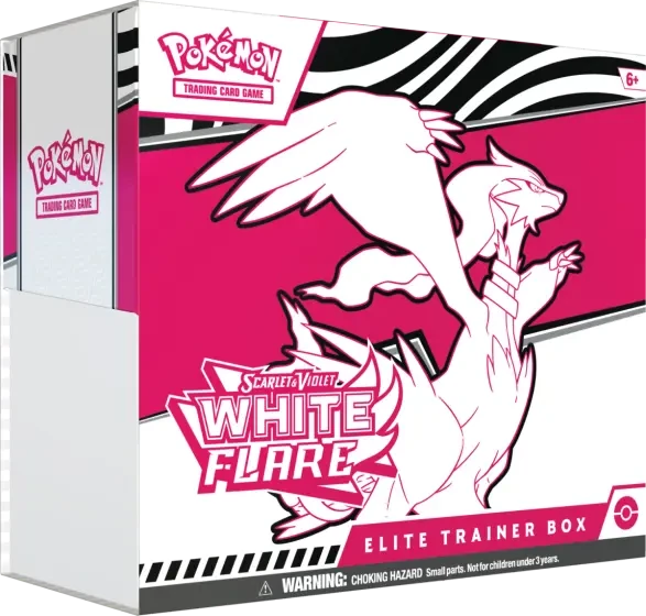 „Pokemon Pokemon TCG“: „Scarlet & Violet 10.5“ – „Baltas Flare“ – „Elite Trainer Box Reshiram“