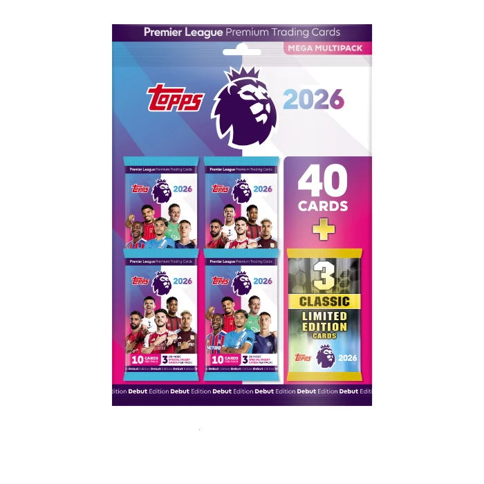 Multipack TOPPS Premier lygos MEGA kelių pakuočių rinkinys PL25-MMP1011