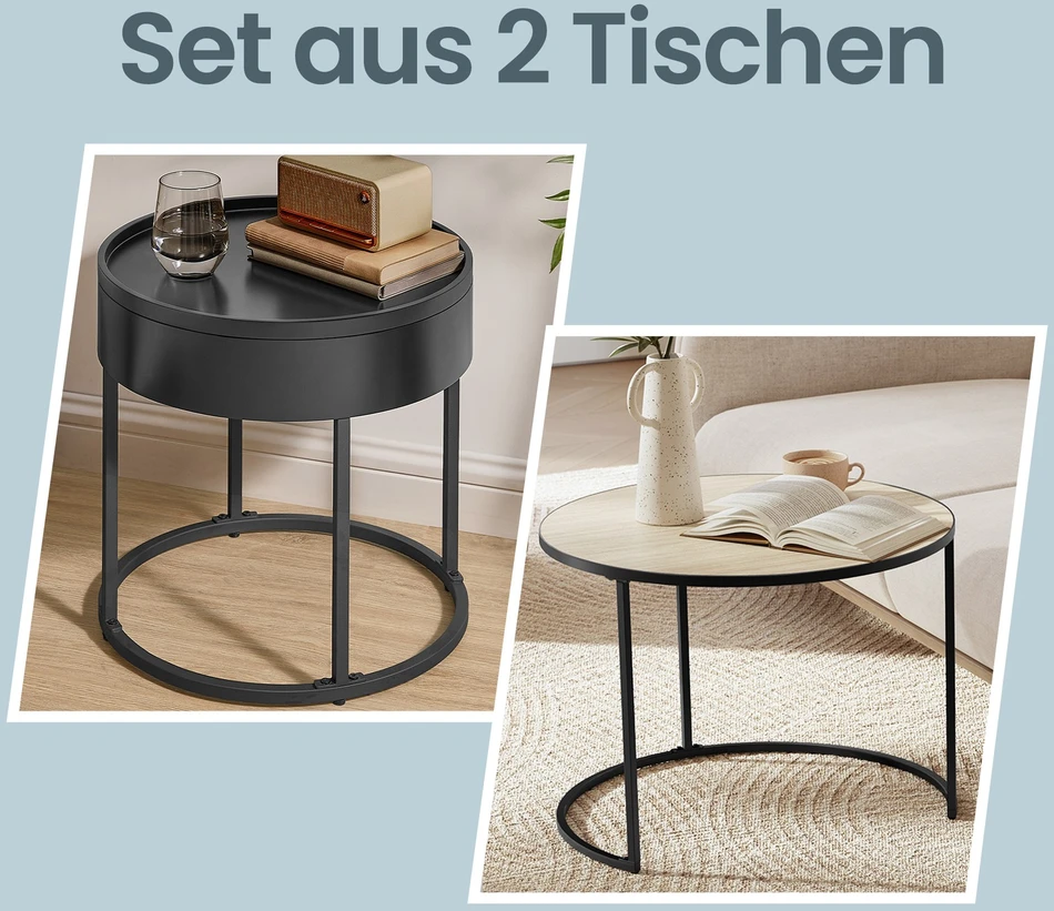 Songmics Kavos stalai 2 vnt.