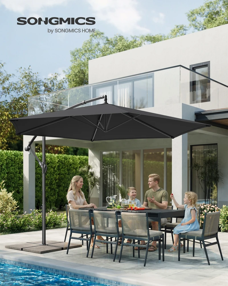 Songmics Skėtis 350 cm