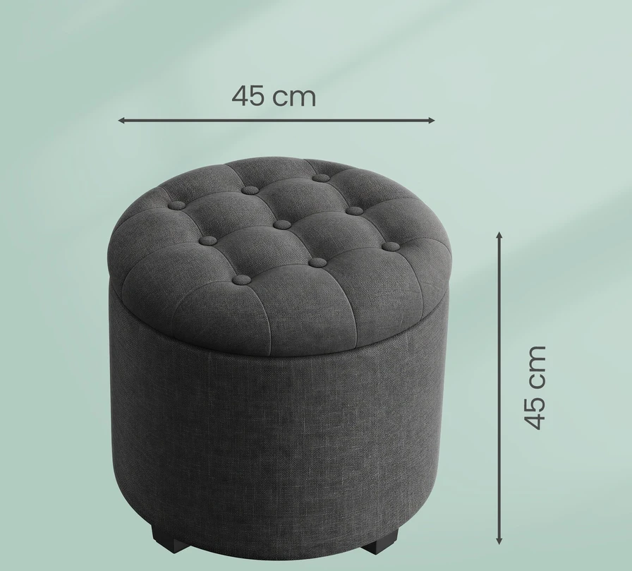 Songmics Pufas 45×45×44,5 cm