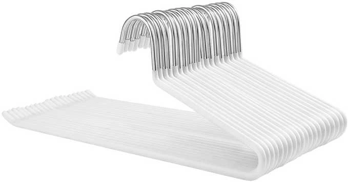 Songmics Atviros kelnių pakabos 20 vnt.