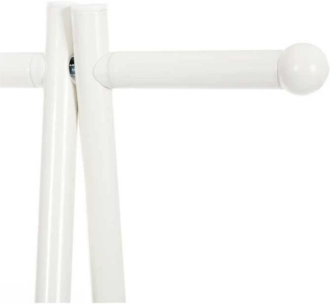 Songmics Metalinis drabužių stovas baltas