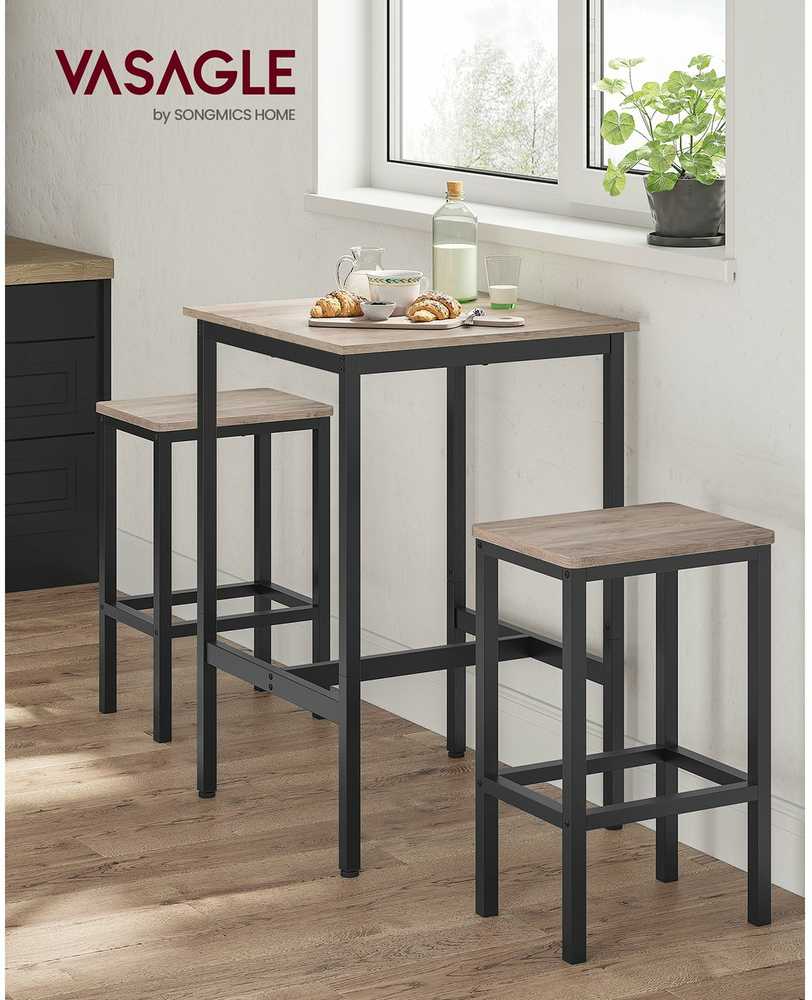 Vasagle Baro stalas 60 x 60 x 92 cm