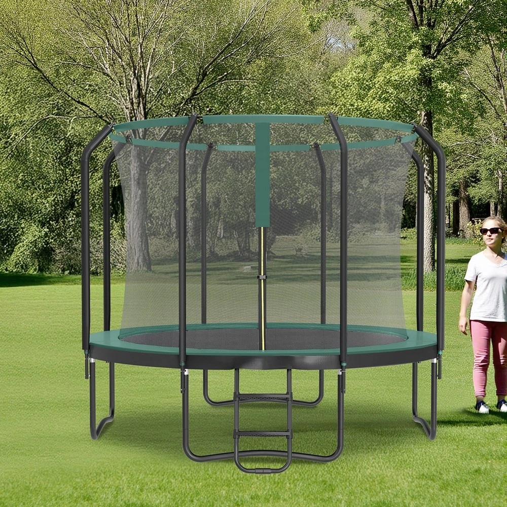 Songmics Trampolin 305 cm, Gartentrampolin, mit Sicherheitsnetz