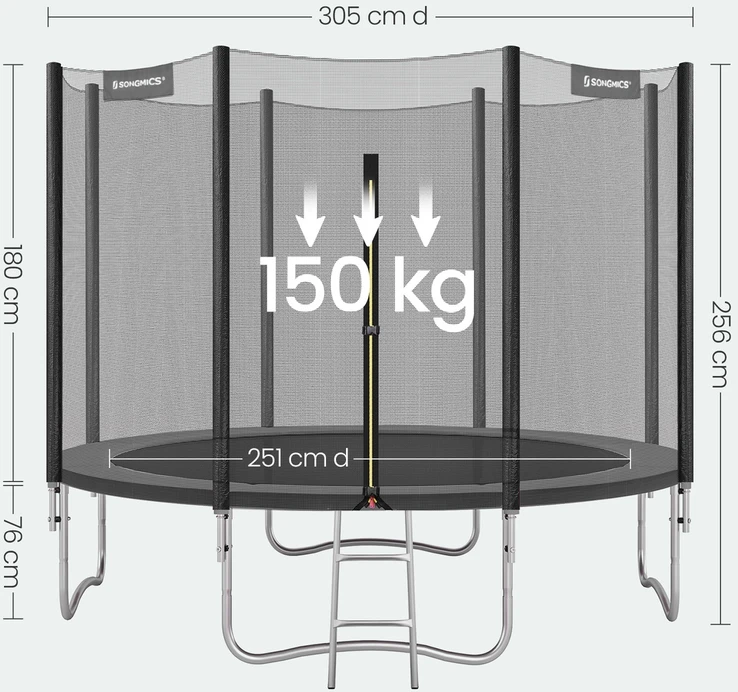 Songmics Batutas 305 cm