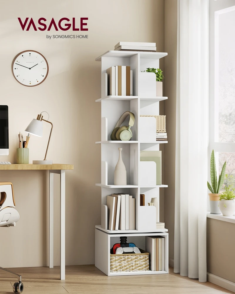 Songmics Knygų lentyna 40 × 40 × 155,8 cm