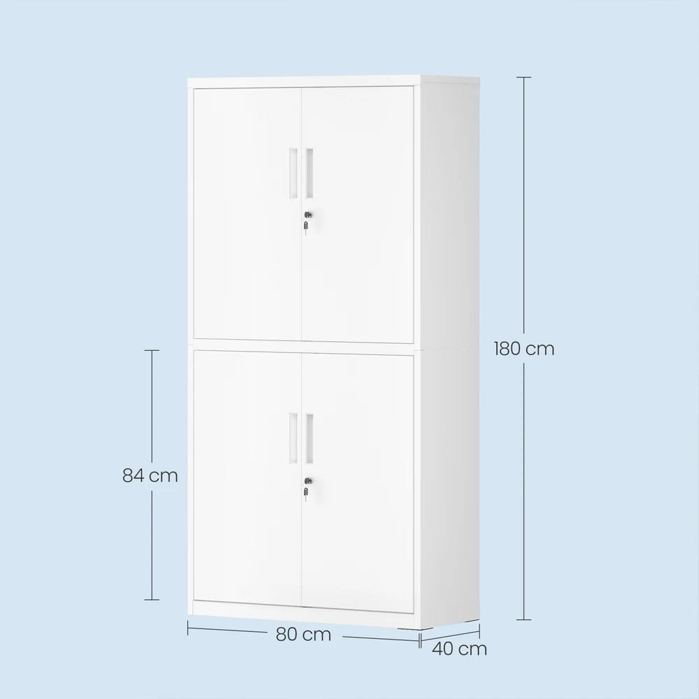Songmics Dokumentų spinta 40 x 80 x 180 cm