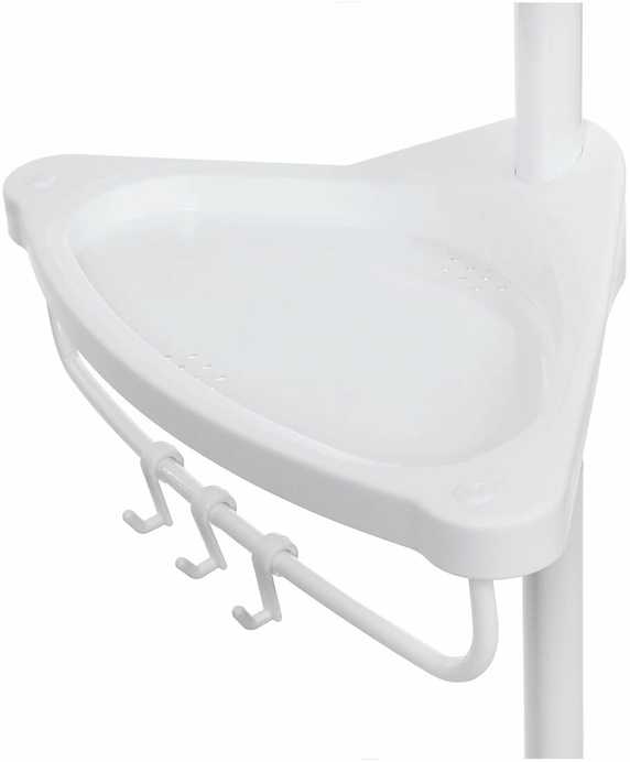 Songmics Dušo lentyna 85-305 cm Balta