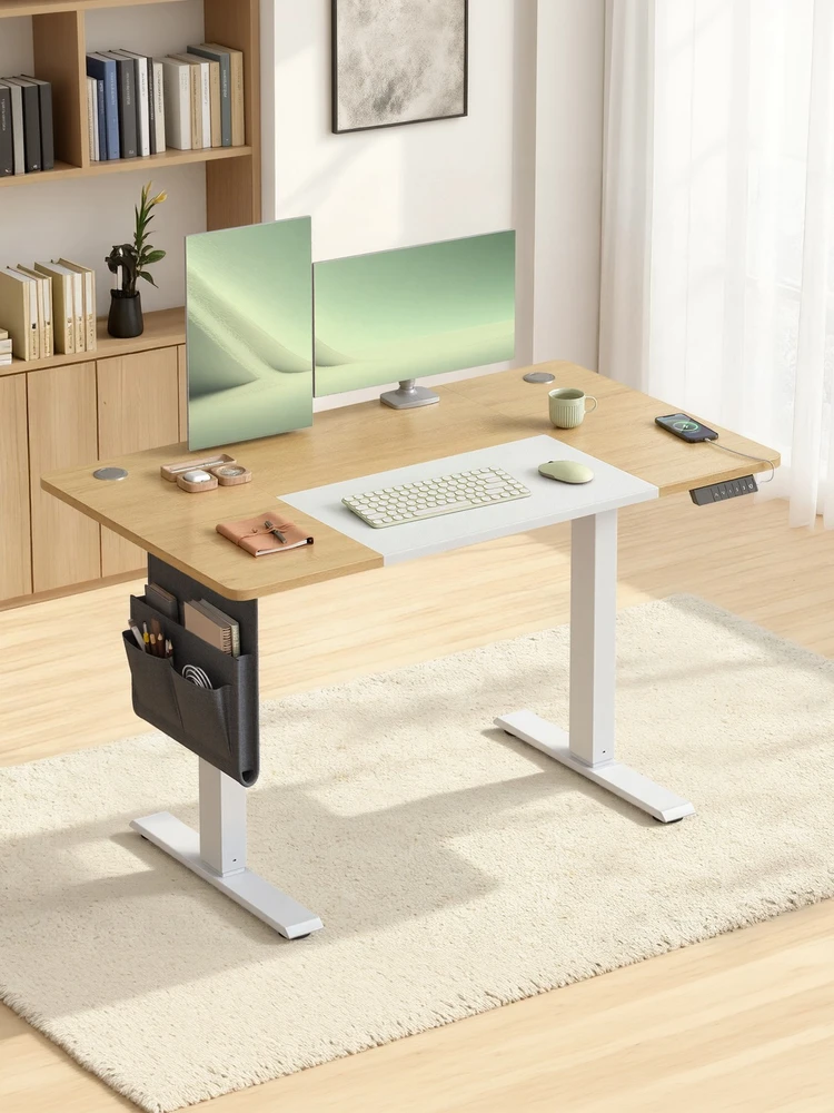 Songmics Elektrinis aukščio reguliuojamas stalas, 120,1 x 60