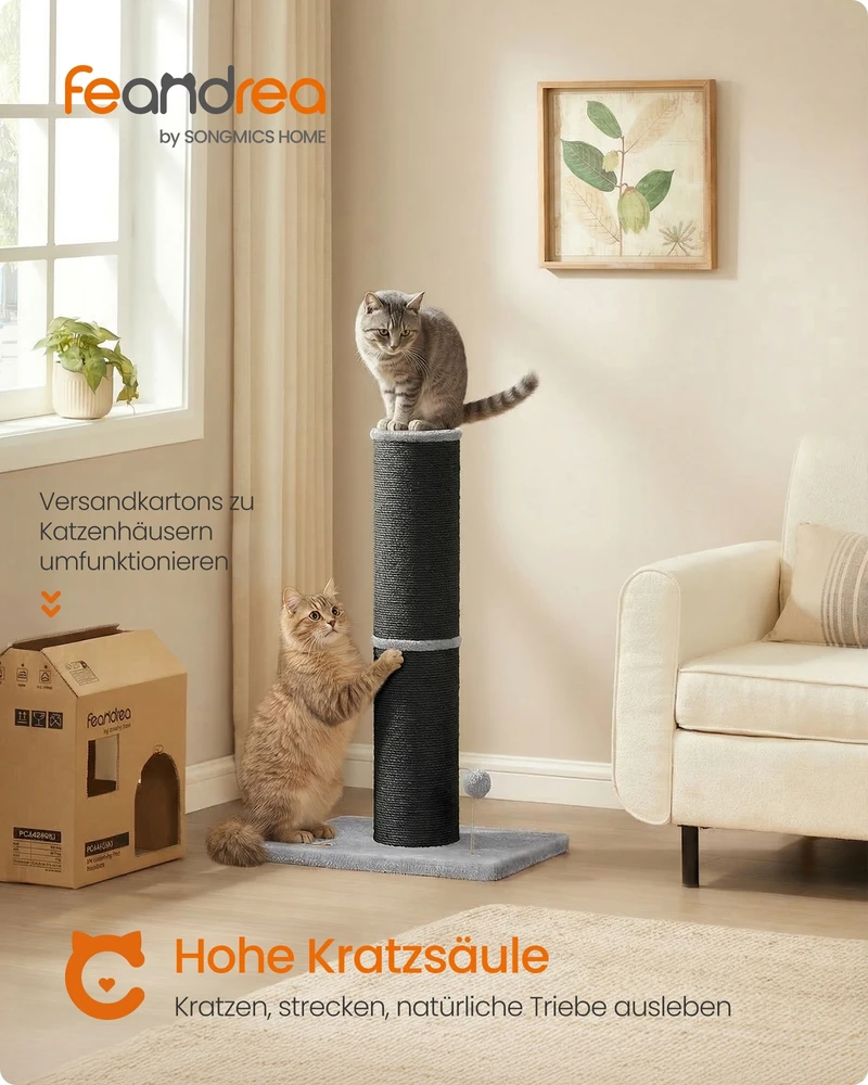 Songmics Kačių draskyklė 85 cm