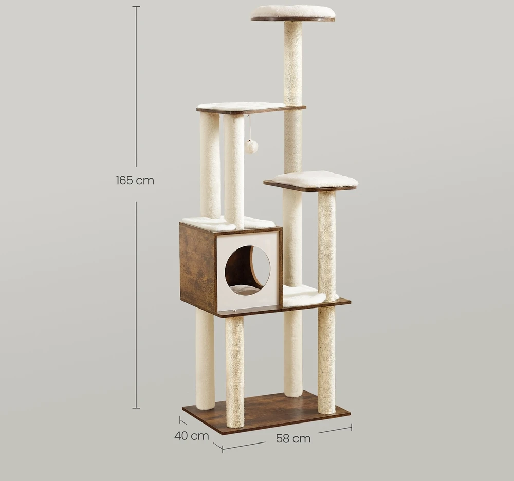Songmics Kačių draskyklė 165 cm