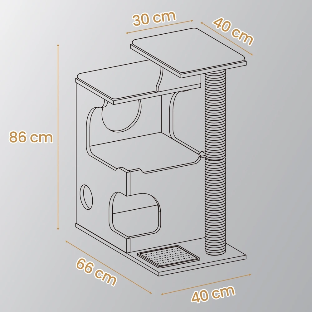 Songmics Kačių draskyklė 86 cm