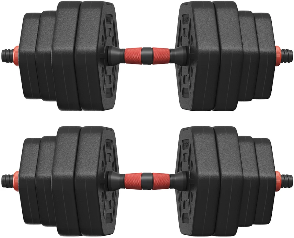 Songmics Hantelių rinkinys Hexagon 30 kg