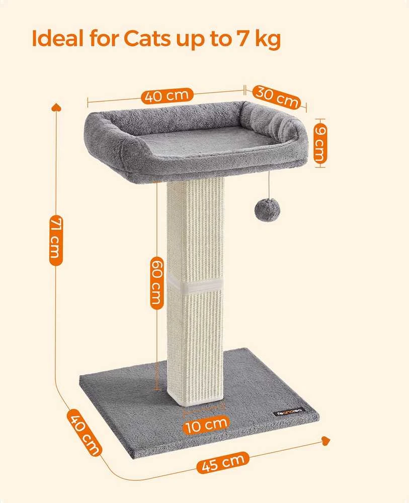 Songmics Feandrea Draskyklė 71 cm su platforma