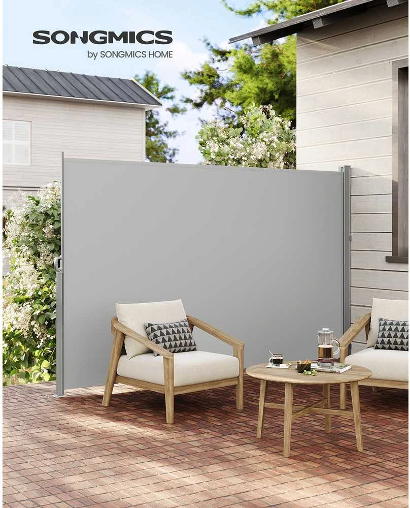 Songmics Išskleidžiama šoninė 200 x 350 cm markizė balkonui
