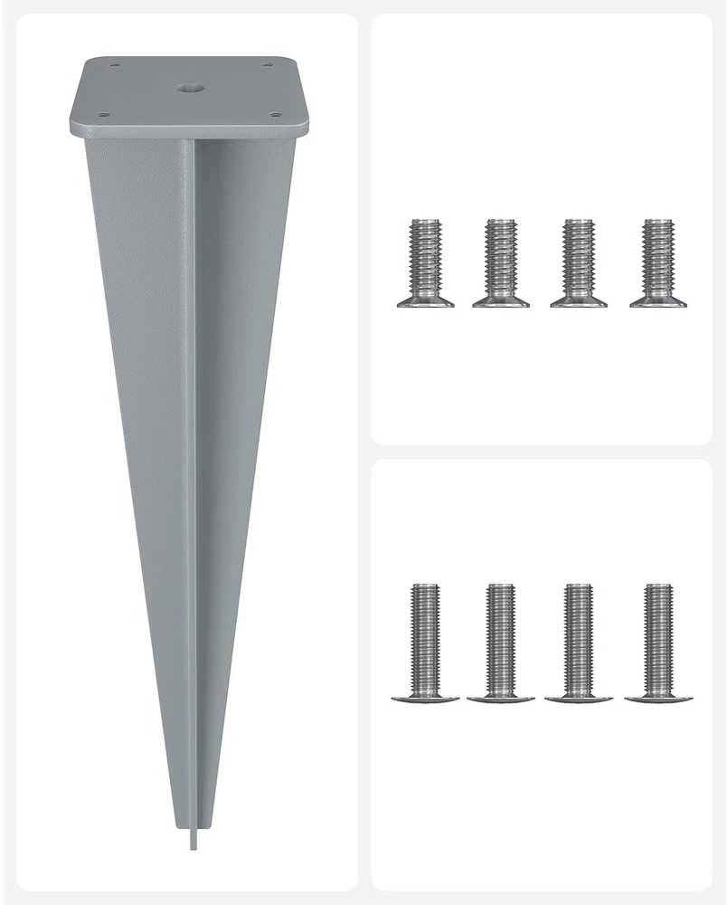 Songmics Šoninių markizių stulpelių įžeminimo inkaras