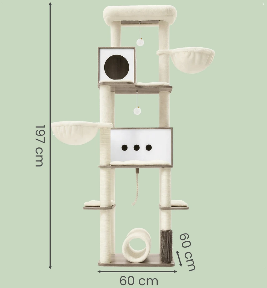 Songmics Kačių draskyklė 197 cm