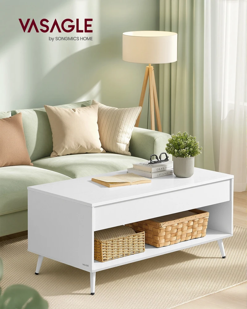 Songmics Kavos staliukas 50 x 100 x 45/58,5 cm